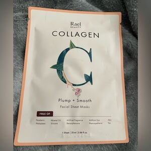 Rael beauty plump and smooth collagen mask new!